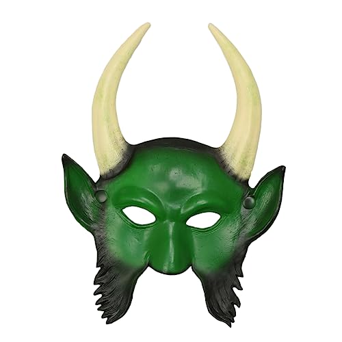 TOGEVAL 1Stk cospaly Maske halloween masken halloweenmaske Gesichtsbedeckung gesichtsschild hallowen masks Böse Cosplay-Requisiten Rollenspielkostüm Party-Maske Halloween-Maske Green von TOGEVAL