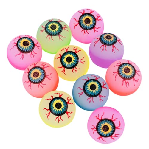 TOGEVAL 20 Stück Hüpfender Ball Augäpfel prallen Augapfel federnd große Hüpfbälle Springender Ball Hüpfbauer Sprungball für Zufällige Farbe TOGEVAL 20 Stück Hüpfender Ball Augäpfel prallen Augapfel federnd große Hüpfbälle Springender Ball Hüpfbauer Sprungball für Zufällige Farbe von TOGEVAL