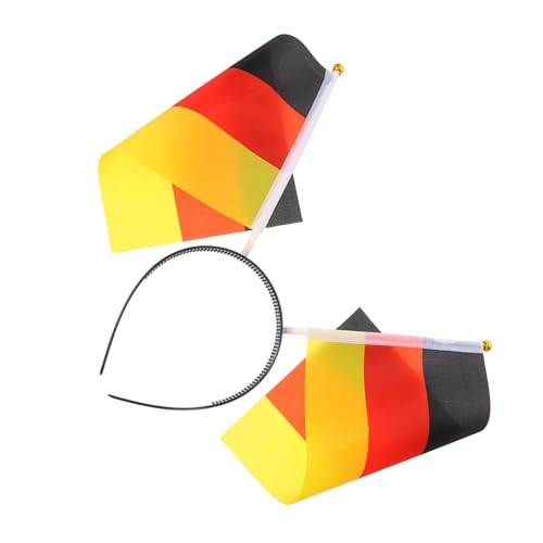 TOGEVAL Deutschland Flagge Haarreif Fanartikel Nationalflagge Kopfschmuck für Fußball Party Fankleidung Deutschland Fan Haarreifen für Sportveranstaltungen TOGEVAL Deutschland Flagge Haarreif Fanartikel Nationalflagge Kopfschmuck für Fußball Party Fankleidung Deutschland Fan Haarreifen für Sportveranstaltungen von TOGEVAL