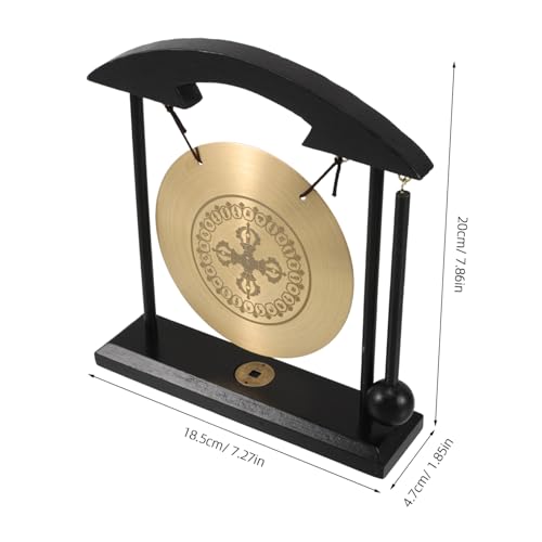 TOGEVAL Feng Shui Kupfer Gong mit Vajra Design Traditionelles Kunsthandwerk Glücksbringer für Wohn und Arbeitszimmer Vielseitige Feng Shui Dekoration Beruhigende Klänge für Schreibtisch TOGEVAL Feng Shui Kupfer Gong mit Vajra Design Traditionelles Kunsthandwerk Glücksbringer für Wohn und Arbeitszimmer Vielseitige Feng Shui Dekoration Beruhigende Klänge für Schreibtisch von TOGEVAL