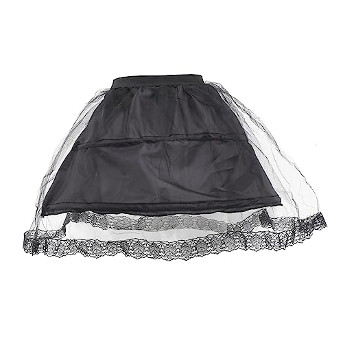 TOGEVAL Fischgräten-Futter rock women clothes damenbekleidung Women's petticoat kleidung women Kleid Petticoat elegante Blusen für Damen kurzer Unterrock Kleid Unterrock Nylon Black von TOGEVAL