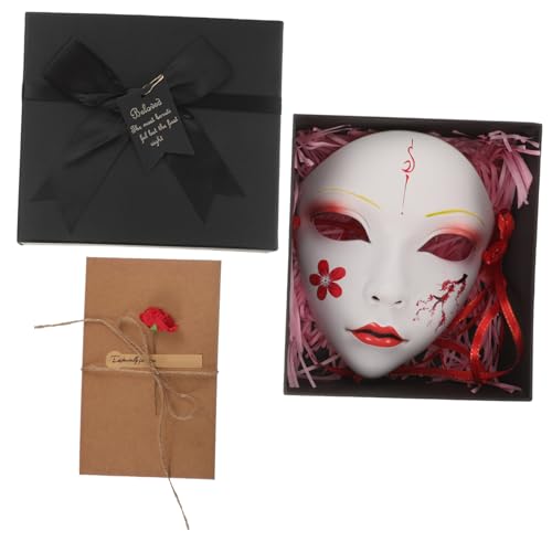 TOGEVAL Hanfu-Maske halloween deko halloween-dekoration karnevalsmaske maske masken zu halloween Streichmasken-Dekor Cosplay-Maske Festivalmaske Party-Gesichtsmaske Plastik von TOGEVAL