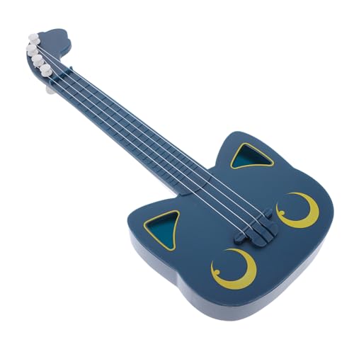 TOGEVAL Kinderspielzeug Ukulele Blau Kreative Nachbildung Musikinstrument mit Kindersicheren Saiten Frühes Lernspielzeug Geschenk für Mädchen und Jungen TOGEVAL Kinderspielzeug Ukulele Blau Kreative Nachbildung Musikinstrument mit Kindersicheren Saiten Frühes Lernspielzeug Geschenk für Mädchen und Jungen von TOGEVAL