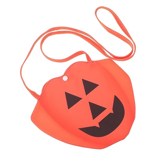 TOGEVAL Kürbis-snackschale Halloween Süßes Sonst Gibt's Saures Geldbörsen Kürbis-leckerli-taschen Taschen Für Halloween-leckerbissen Süßigkeitenhalter Für Kinder Kürbis-bonbontüten Metall von TOGEVAL