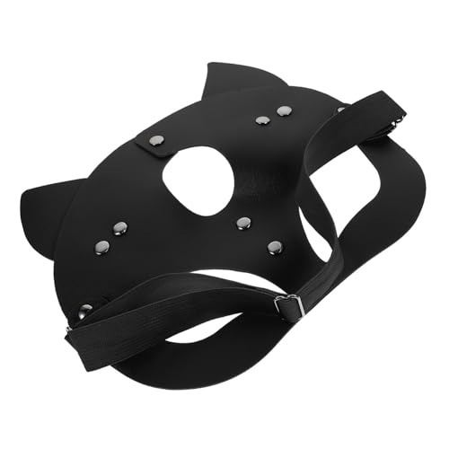 TOGEVAL Ledermaske Fuchsmaske Für Maskerade Cosplay Und Partys Hochwertige Requisite Für Halloween Und Karneval Ideal Für Kreative Kostüme Und Veranstaltungen von TOGEVAL