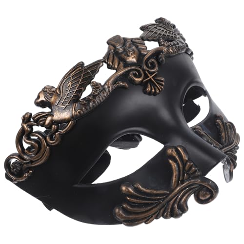 TOGEVAL Masquerade Halbmaske Für Halloween Und Kostümparty Romantische Venezianische Maske Und Für änner Ideal Für Karneval Und Maskenball von TOGEVAL