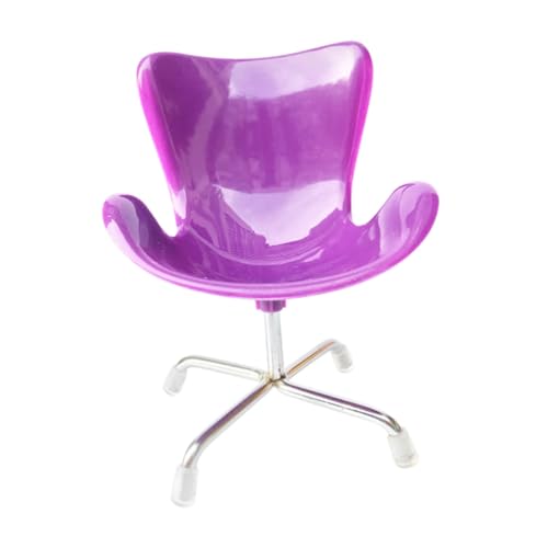 TOGEVAL Miniatur Computerstuhl Miniatur Puppenhausmöbel Kunststoff Dekor für Puppenhaus und DIY TOGEVAL Miniatur Computerstuhl Miniatur Puppenhausmöbel Kunststoff Dekor für Puppenhaus und DIY von TOGEVAL