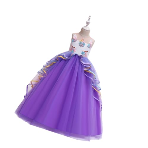 TOGEVAL Performance-Kostüm e girl kleidung dress for Cosplay-Kostüm für Mädchen Kleidung zeigen Cosplay-Zubehör Rollenspielkleidung Violett von TOGEVAL