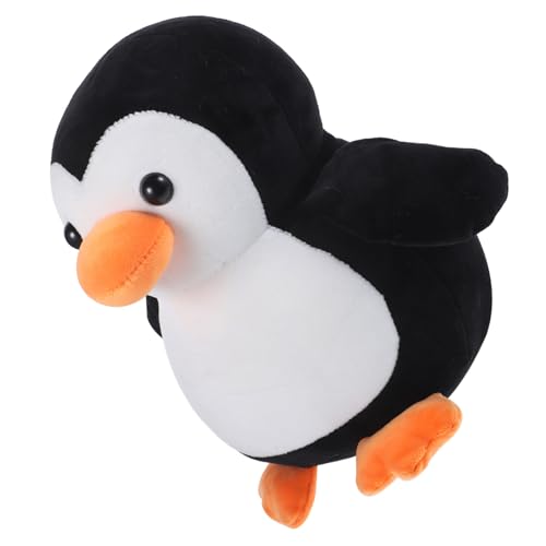 TOGEVAL Pinguinkissen Kindergeburtstag Gastgeschenke Plüschfigur Spielzeug Spielzeuge Dekoration Geldgeschenke Geburtstag Ausgestopfter Pinguin Plüsch Pinguin Stofftier Black Pp Baumwolle von TOGEVAL