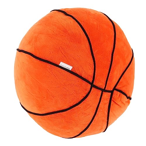 TOGEVAL Plüsch-Basketballspielzeug Plüschtier Sportspielzeug Spielzeug für Kinder Stofftier-Basketball Basketballkissen aus Plüsch Plüschkugel weiches Basketballspielzeug PP Baumwolle von TOGEVAL