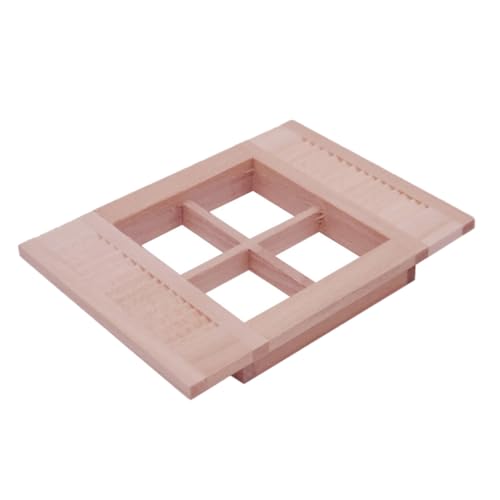 TOGEVAL Puppenhaus Fensterladen Kleines Dekoratives Zubehör für Miniaturhäuser Langlebig Fein Gearbeitet Geeignet für Puppenhaus und Mikrolandschaft Dekoration TOGEVAL Puppenhaus Fensterladen Kleines Dekoratives Zubehör für Miniaturhäuser Langlebig Fein Gearbeitet Geeignet für Puppenhaus und Mikrolandschaft Dekoration von TOGEVAL