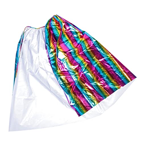 TOGEVAL Regenbogen-umhang Für Kinder Umhänge Für Rollenspielkostüm Abschlussball Requisiten Maskaret Partyumhang Party-regenbogenmantel Cosplay-outfits Flügel Kostüm Polyester (polyester) von TOGEVAL