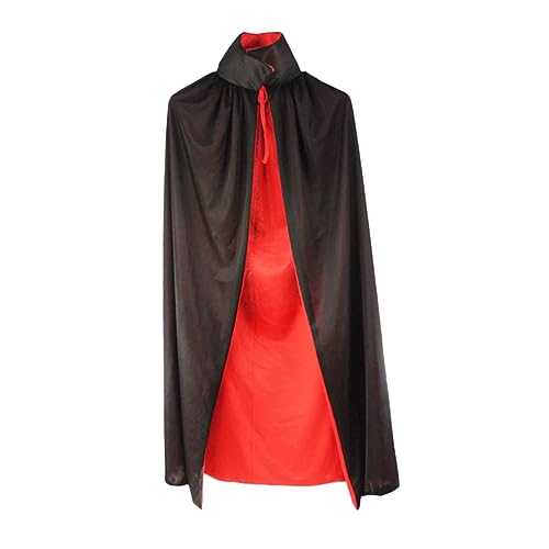 TOGEVAL Vampir Umhang Klassische Farbe Vampir Umhang Halloween Umhang Requisite Halloween Party Requisite Halloween Vampir Umhang Halloween Party Cosplay Requisite Party Cosplay von TOGEVAL