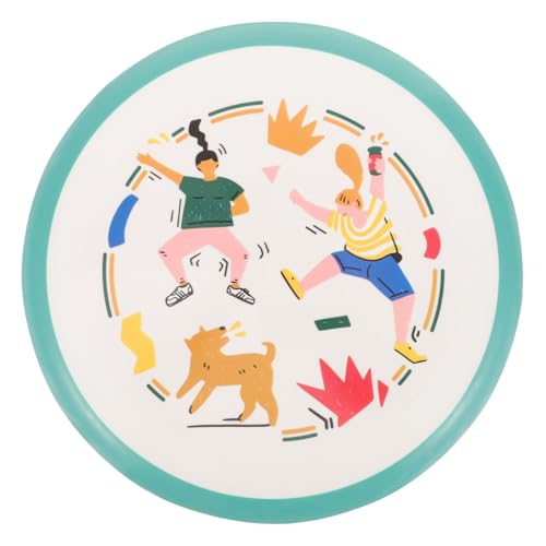 TOGEVAL Weiche Fliegende Scheibe Grünrandig aus TPE PP Robustes Outdoor Verschleißfestes Wurfspiel für Sommeraktivitäten und Gemeinsames Familienspiel TOGEVAL Weiche Fliegende Scheibe Grünrandig aus TPE PP Robustes Outdoor Verschleißfestes Wurfspiel für Sommeraktivitäten und Gemeinsames Familienspiel von TOGEVAL