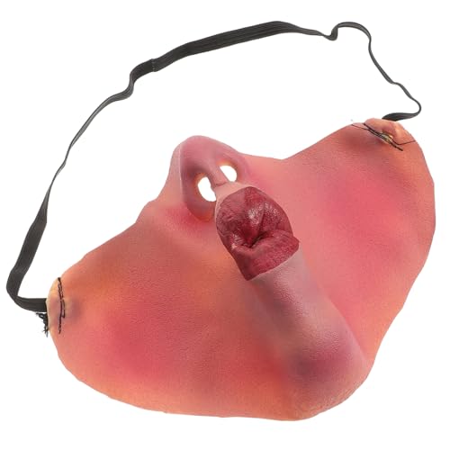 TOGEVAL lustige Maske halloween maske halloween-maske game maske karneval masken halloween+maske lipmask gruselige Cosplay-Maske menschliche Maske Maskenball Maske Emulsion von TOGEVAL