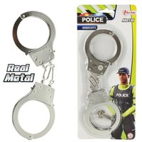 TOI TOYS 14854A Polizei-Handschellen aus Metall von TOI-TOYS