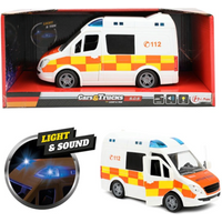 TOITOYS23416A CARS & TRUCKS Krankenwagen mit Licht und Sound von TOI-TOYS