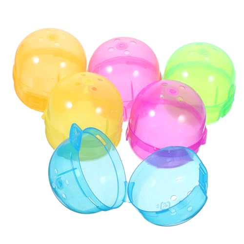 TOKIDNY 12St Gacha-Maschinenkapsel befüllbare Kugeln Kapseln für Verkaufsautomaten Leere runde Kapseln plastikball kunststoffball Leere Kapseln Kugel Partygeschenke, Goodie-Bags-Stuffer von TOKIDNY