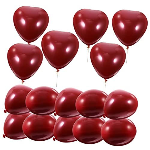 TOKIDNY Herz Latexballons Doppelschichtige Valentinstags Und Hochzeitsballons Für Partydekorationen Romantische Anlässe Und Feiern von TOKIDNY