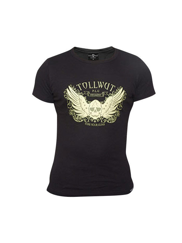 Tollwut-T-Shirt für Herren Motiv Breakout schwarz-gold von TOLLWUT - KF