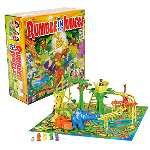 Tomy Games T73421US Rumble In The Jungle, Mehrfarbig von Tomy