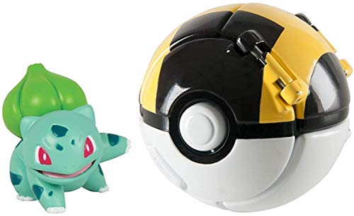 Pokemon Ball, Pokeball POP UP, 1 Ball + 1 Figur, sortiert von TOMY