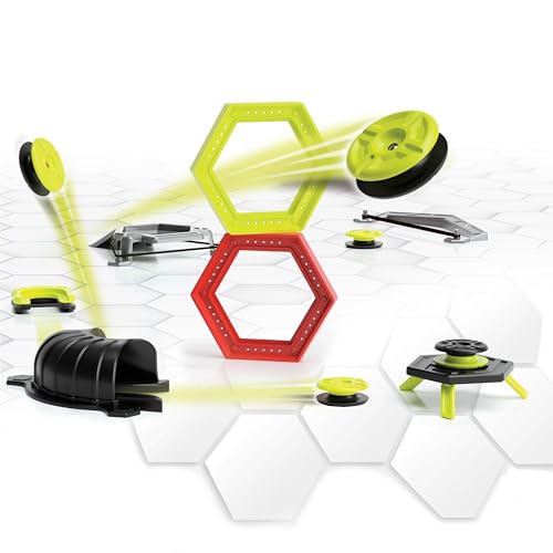 Fat Brain Toys Magshuto Stunt Park, Trickshot-Spielset mit Rampen, 15 Herausforderungen, STEM Lernspielzeug, Physik-Aktivität für Kinder, kreatives Spiel für drinnen Fat Brain Toys Magshuto Stunt Park, Trickshot-Spielset mit Rampen, 15 Herausforderungen, STEM Lernspielzeug, Physik-Aktivität für Kinder, kreatives Spiel für drinnen von TOMY
