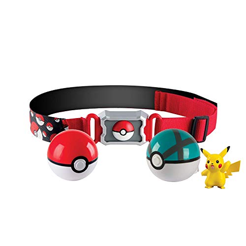 Pokemon T18889 - Pokeballgürtel mit Pokebällen Rollenspiel Set von TOMY