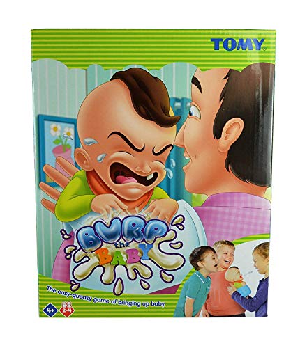 TOMY Rülps Baby Kinderspiel – Lustiges Reaktionsspiel ab 4 Jahren mit witziger Spritzfunktion für das absolute Spielerlebnis - Spaß für die ganze Familie von TOMY