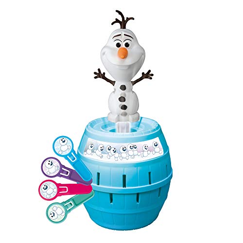 TOMY T73038 Pop Up Olaf Kinder Brettspiel, Familien- und Vorschulkinderspiel, Action-Spiel für Kinder zwischen 4 - 8 Jahren, für Jungen und Mädchen von TOMY