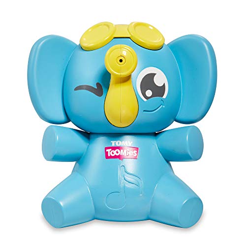 TOMY Toomies E72815C Sing & Squirt Squeezable Elephant Bath, Educational Musical Water Play, Sensory Toy for Boys and Girls, Suitable for Babies and Toddlers from 18 Months +, Multicoloured von TOMY