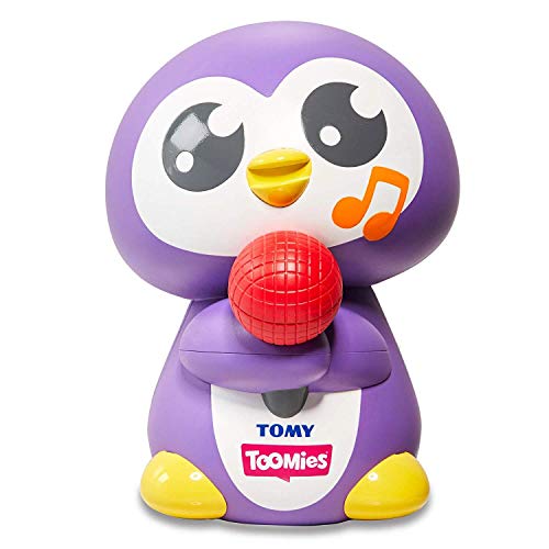 Toomies E72724 Babybadewanne Musikspielzeug für Wasserspiel Tomy Tuneless Pinguin Time Squeaker, sensorische Jungen und Mädchen, ab 12 Monaten geeignet, Mehrfarbig von TOMY