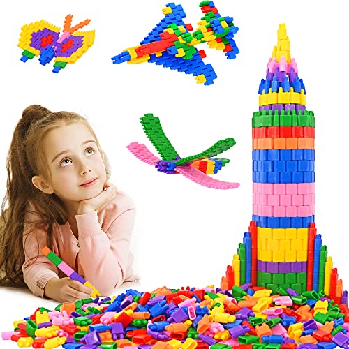 TOMYOU Bausteine-Starterset für Lernspielzeug STEM Spielzeug - Kinder Bausteine BAU Spielzeug - 600-teiliges Set von TOMYOU