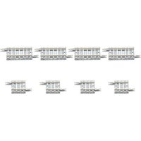 TOMYTEC 971098 N 8 Gleise gerade in Schotterbettung 4x 18,5 mm und 4x33 mm TOMYTEC 971098 N 8 Gleise gerade in Schotterbettung 4x 18,5 mm und 4x33 mm von TOMYTEC