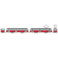 TOMYTEC 977814 N Tram-system Dresdner Straßenbahn Typ Tatra T4-B4 - Standmodell von TOMYTEC