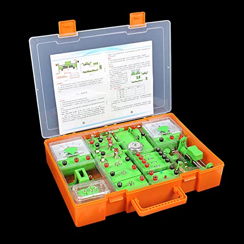 Elektromagnetischer Experimentierkasten für die Mittelstufe, physikalisches Reihen- und Parallelexperiment, Gerätekasten für physikalische elektrische Experimente von TONEDY