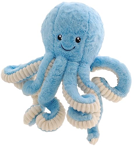 TONGSONG Nette Cartoon Oktopus Stofftiere Oktopus Plüschpuppe Spielzeug Oktopus Plüschtiere Spielzeug Geschenk Meer Stofftiere für Kinder und Liebhaber Wohnkultur (Blau, 15,7 Zoll)... von TONGSONG