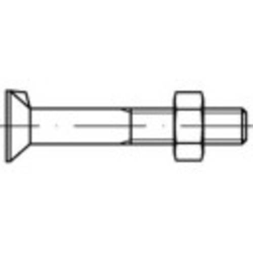 TOOLCRAFT 111693 Senkschrauben mit Nase M16 120mm Außensechskant DIN 604 Stahl 25St. von TOOLCRAFT