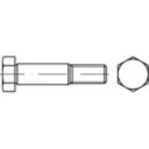 TOOLCRAFT 111857 Sechskant-Passschrauben M14 45mm Außensechskant DIN 609 Stahl 10St. von TOOLCRAFT