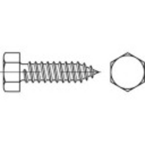 TOOLCRAFT 144558 Sechskantblechschrauben 4.8mm 13mm Außensechskant DIN 7976 Stahl galvanisch verzin von TOOLCRAFT