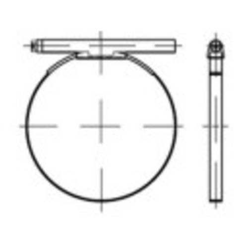 TOOLCRAFT 1066964 Schlauchschelle Schlauchschellen Edelstahl 100St. von TOOLCRAFT