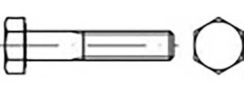 TOOLCRAFT TO-6857577 Sechskantschraube M8 240mm Außensechskant DIN 931 Stahl zinklamellenbeschichte von TOOLCRAFT