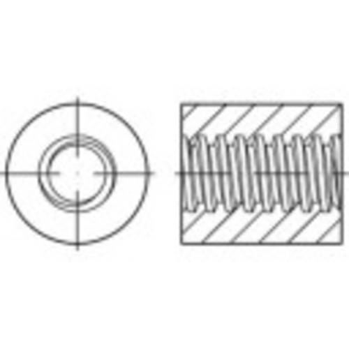 TOOLCRAFT TO-9979548 Runde Trapezmuttern 24mm Stahl 10St. von TOOLCRAFT