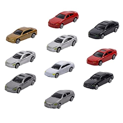 T TOOYFUL 10er Set 1:75 Modell Auto Modellauto Modell Modellbau Miniaturmodelle aus Kunststoff von T TOOYFUL