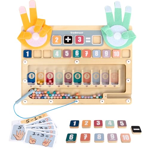 TOP BRIGHT Finger Mathe Zählen Lernen Spielzeug, magnetische Perlen Sortieren Matching Lernspielzeug für Kinder 3 4 5 Jahrr Geschenk TOP BRIGHT Finger Mathe Zählen Lernen Spielzeug, magnetische Perlen Sortieren Matching Lernspielzeug für Kinder 3 4 5 Jahrr Geschenk von TOP BRIGHT