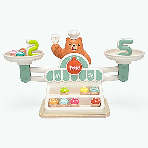 TOP BRIGHT Lernspiel mit Waage - Yummy Bär 123 Balance von TOP BRIGHT