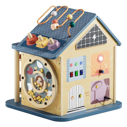 Topbright Activity Haus 12-in-1 (Förderung der Feinmotorik ab 18 Monate, Bunt, 37 x 36 x 42 cm) 1211732023de0001 von TOP BRIGHT