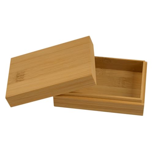 Aufbewahrungsbox für Spielkarten aus Holz, leere Pokerkarten aus Holz, Pokerkarten von TOPBATHY