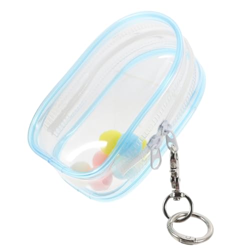 TOPBATHY 1 Set Tragbare Transparente Aufbewahrungstasche Mit Reißverschluss Für Mini Puppen Staubschutz Reise Sammler Organizer Ideal Für Sammelfiguren Und Puppen von TOPBATHY