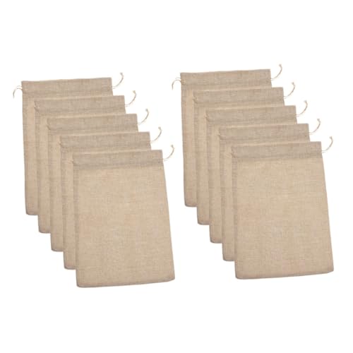 TOPBATHY 10 Stück Jutesäckchen mit Zugband Wiederverwendbare Geschenkbeutel aus Natürlichem Leinen für Schmuckverpackung Partygeschenke DIY Hochzeiten Geburtstage Umweltfreundlich TOPBATHY 10 Stück Jutesäckchen mit Zugband Wiederverwendbare Geschenkbeutel aus Natürlichem Leinen für Schmuckverpackung Partygeschenke DIY Hochzeiten Geburtstage Umweltfreundlich von TOPBATHY